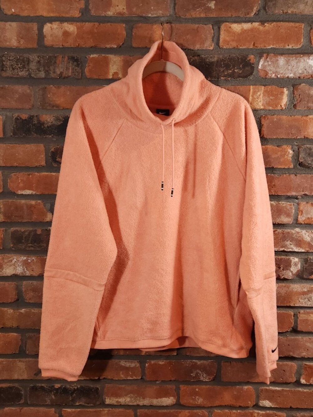 Nike Cowl Neck Therma Training Fleece Pullover Athleisure Athletic Women's L - Picture 3 of 8